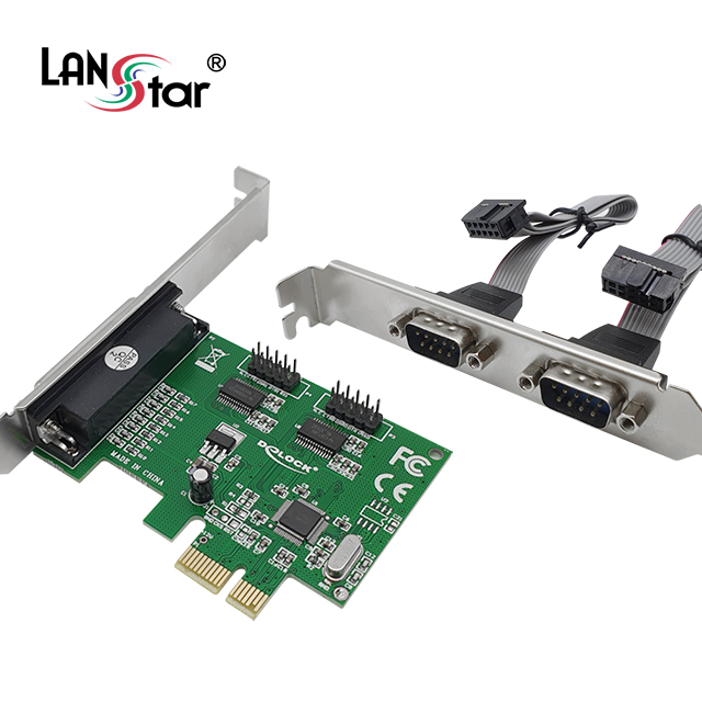 시리얼 2포트 + 패러럴 1포트 콤보 PCIe 카드