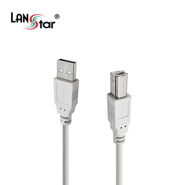 USB2.0케이블 , A／M-B／M, 1M