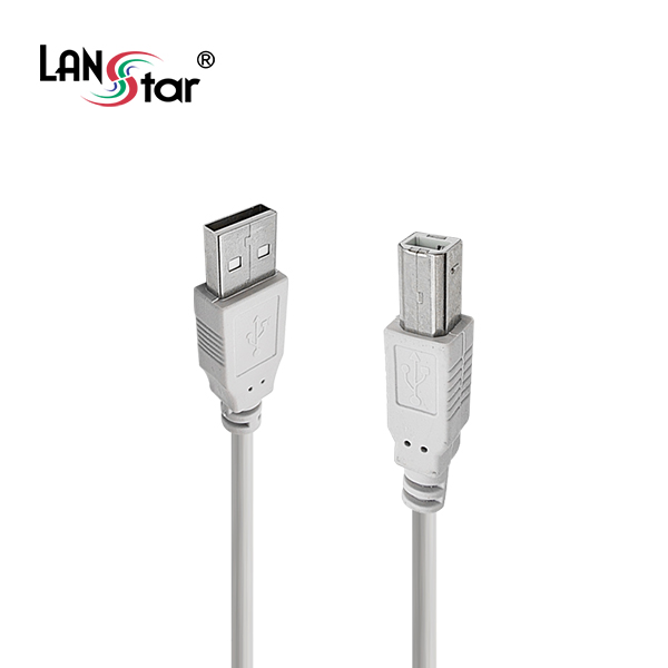 USB2.0케이블 , A／M-B／M, 1M