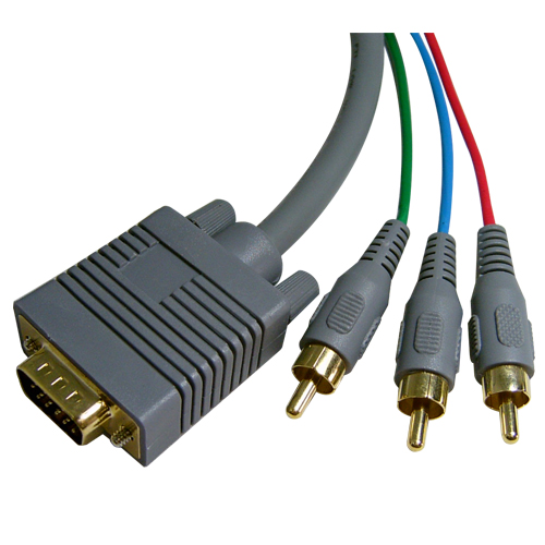 RGB／3R케이블 , HDB15P／M-3RCA／M, 3M