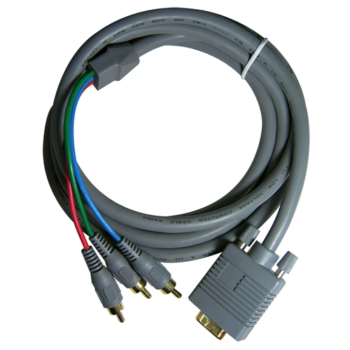 RGB／3R케이블 , HDB15P／M-3RCA／M, 30M
