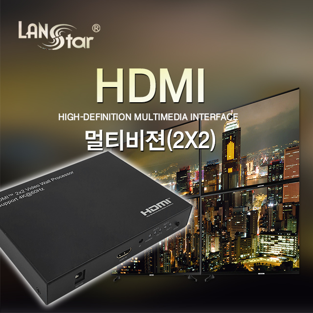 HDMI 2X2 멀티비젼