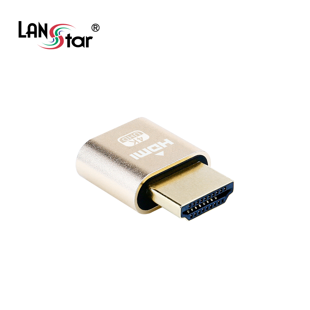 [LANstar] HDMI 더미 플러그 , 4K 60Hz [30483]