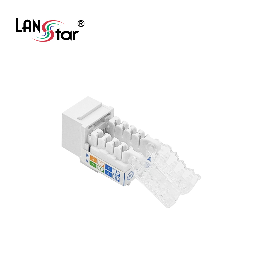 [LANstar] Cat.6A UTP Tooless 키스톤잭 [30481]