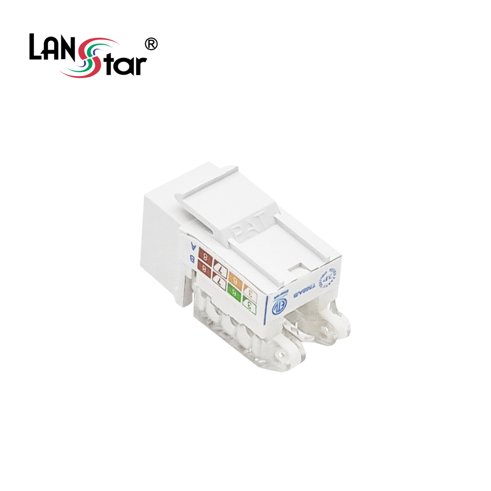 [LANstar] Cat.6A UTP Tooless 키스톤잭 [30481]