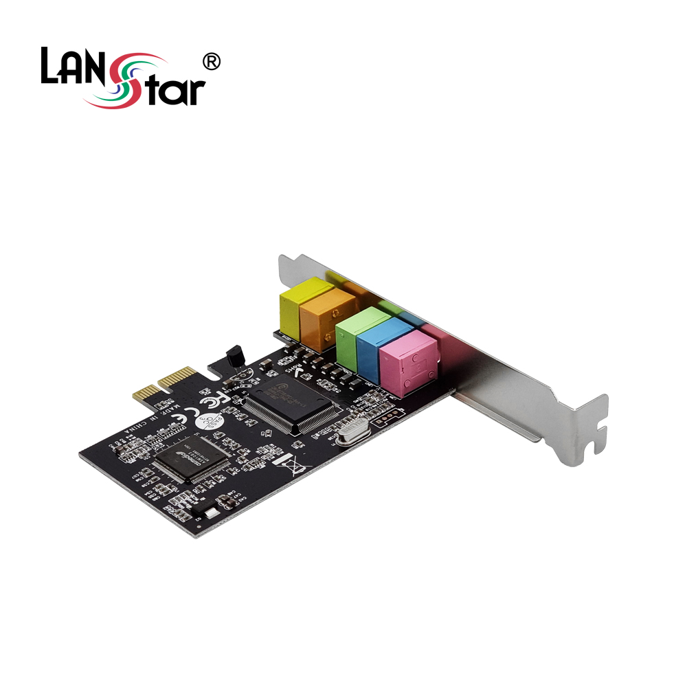 [LANstar] PCI-e 5.1채널 사운드카드 [30520]