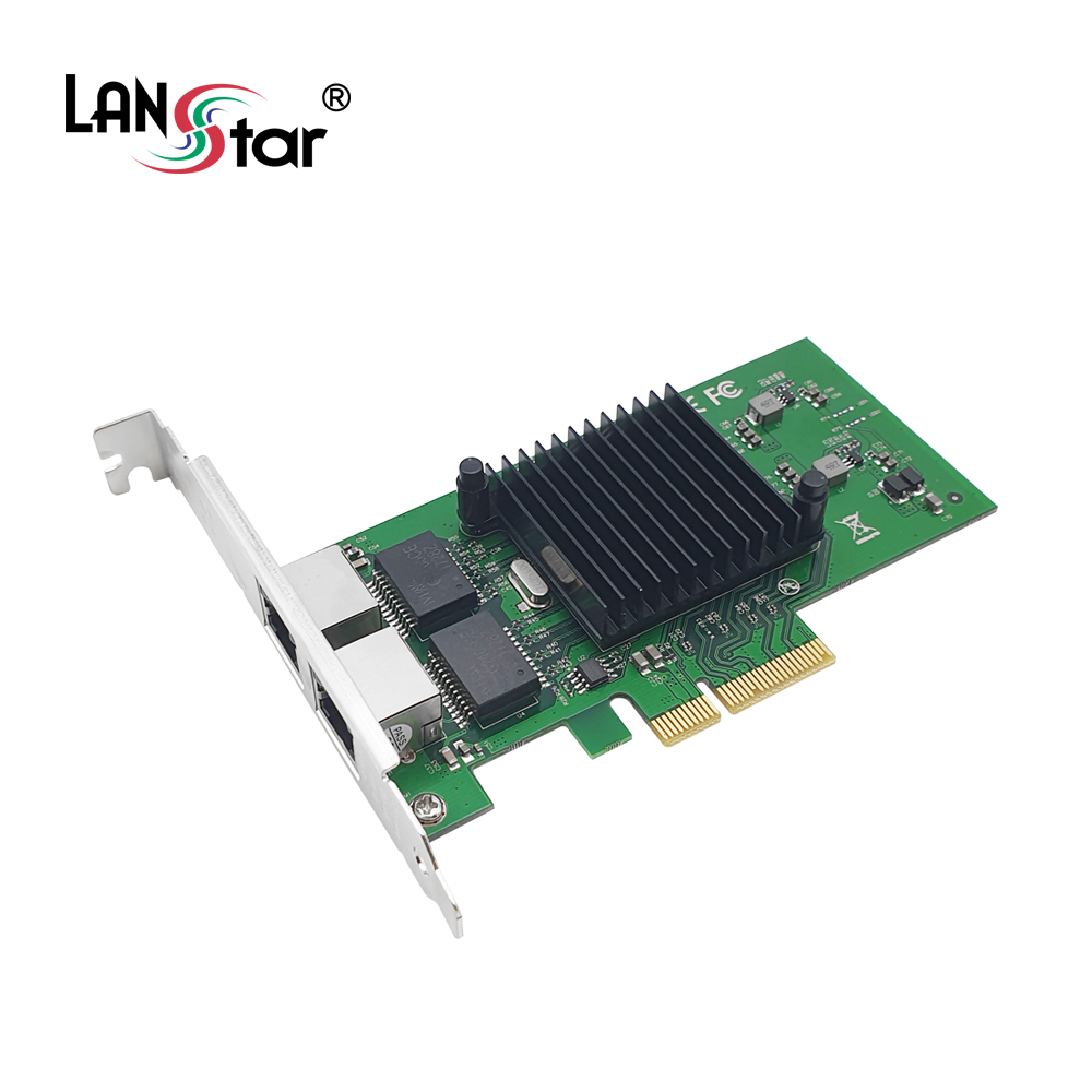 [LANstar] 인텔 듀얼 PCIe 기가 랜 카드, Intel 82576EB [30568]