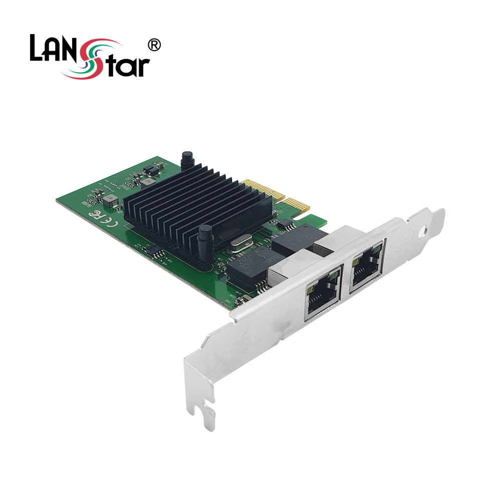 [LANstar] 인텔 듀얼 PCIe 기가 랜 카드, Intel 82576EB [30568]