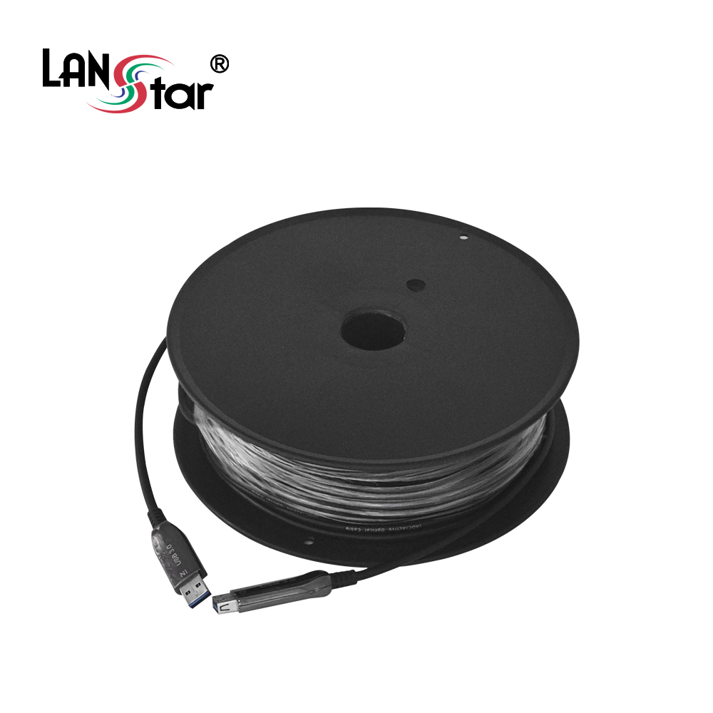 [LANstar] USB3.0 AOC 연장 리피터 케이블 50m [30506]