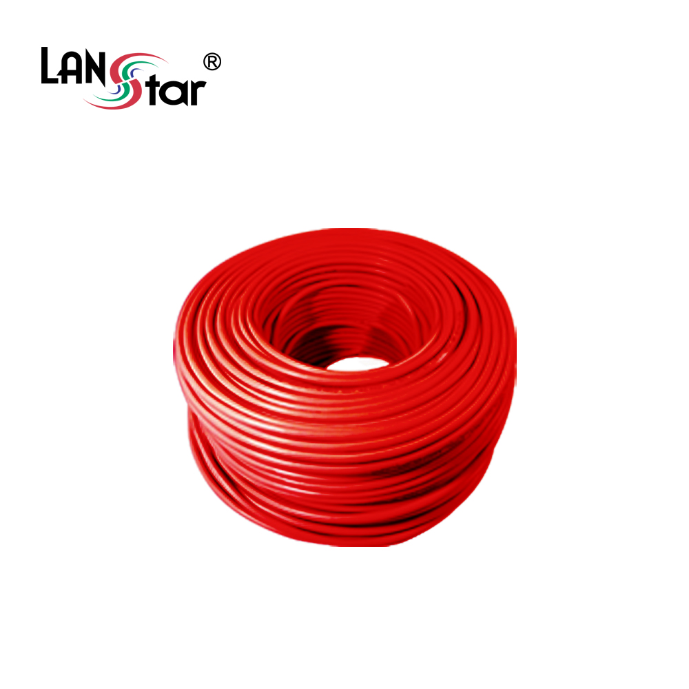 [LANstar] UTP 랜케이블 ,CAT.6, BOX, 300M RO, Red [30567]
