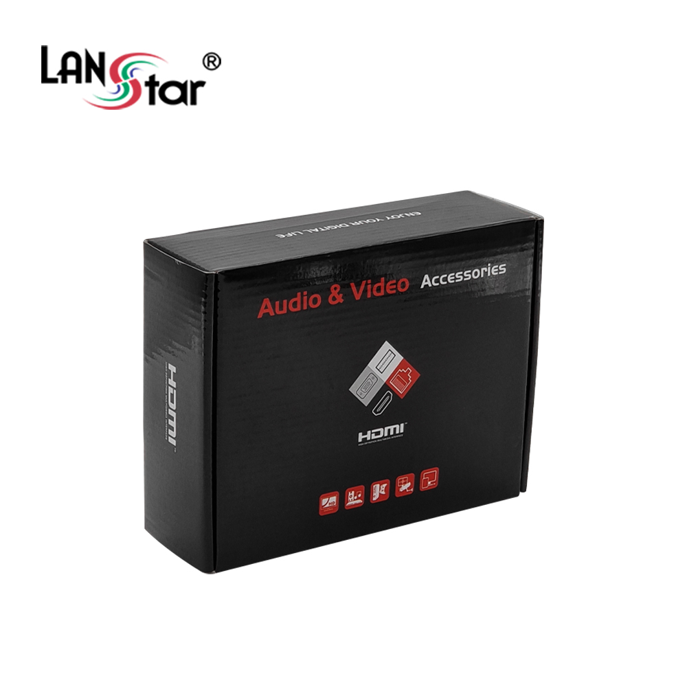 [LANstar] HDMI 1:4 분배기, 4K 60Hz, 다운스케일 지원 [30533]