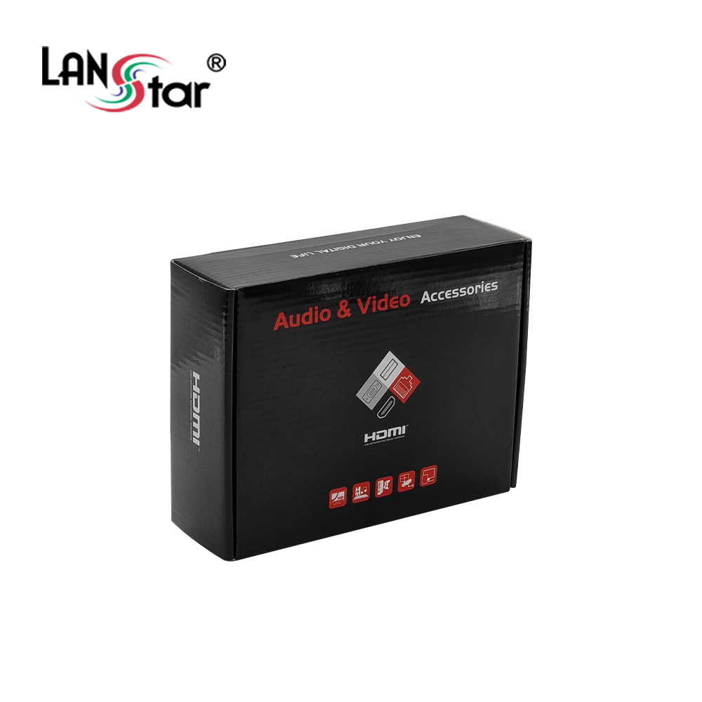 [LANstar] HDMI 1:2 분배기, 4K 60Hz, 다운스케일 지원 [30532]