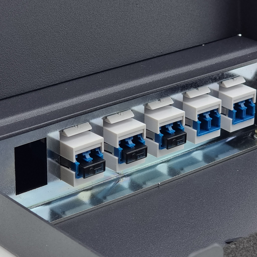 [LANstar] LC 광포트 락 포트 20개, 블랙색상 [30530]