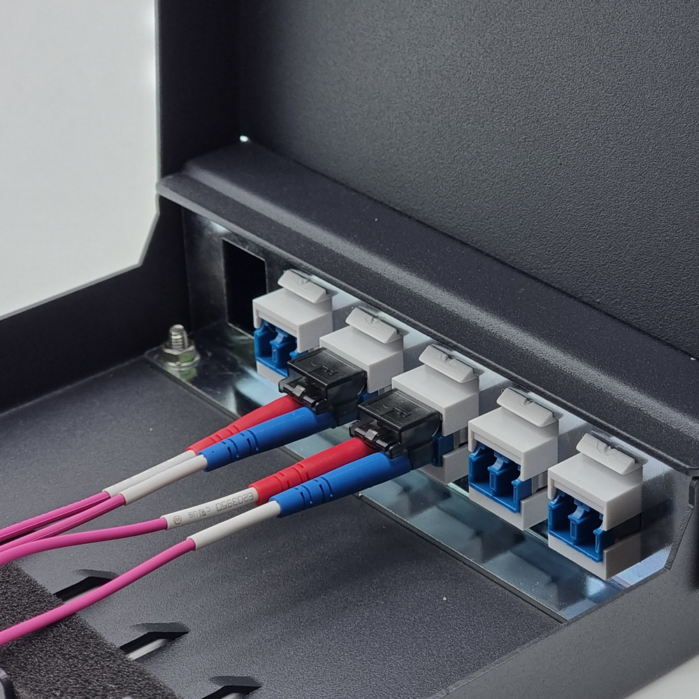 [LANstar] LC 광케이블 락 포트 20개, 블랙색상 [30528]