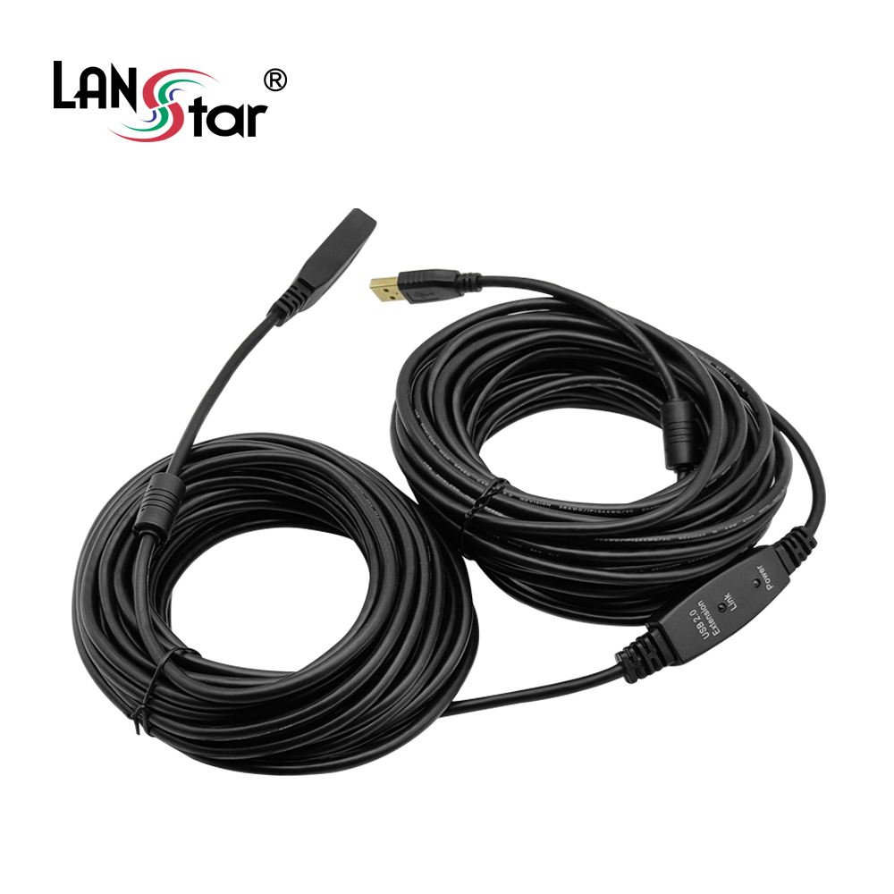 [LANstar] USB2.0 리피터 케이블 15M [30579]