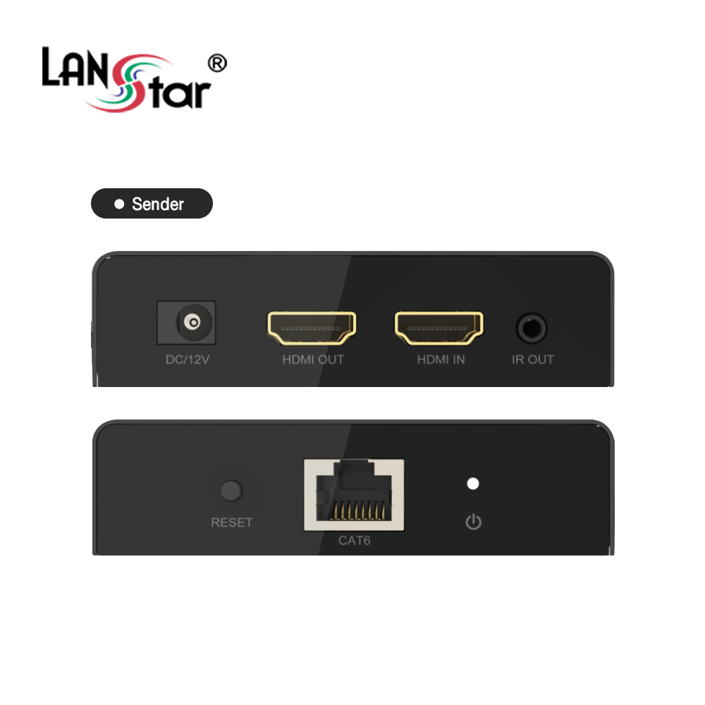 [LANstar] HDMI2.0 랜 거리연장기 70M지원 POC기능 [30590]