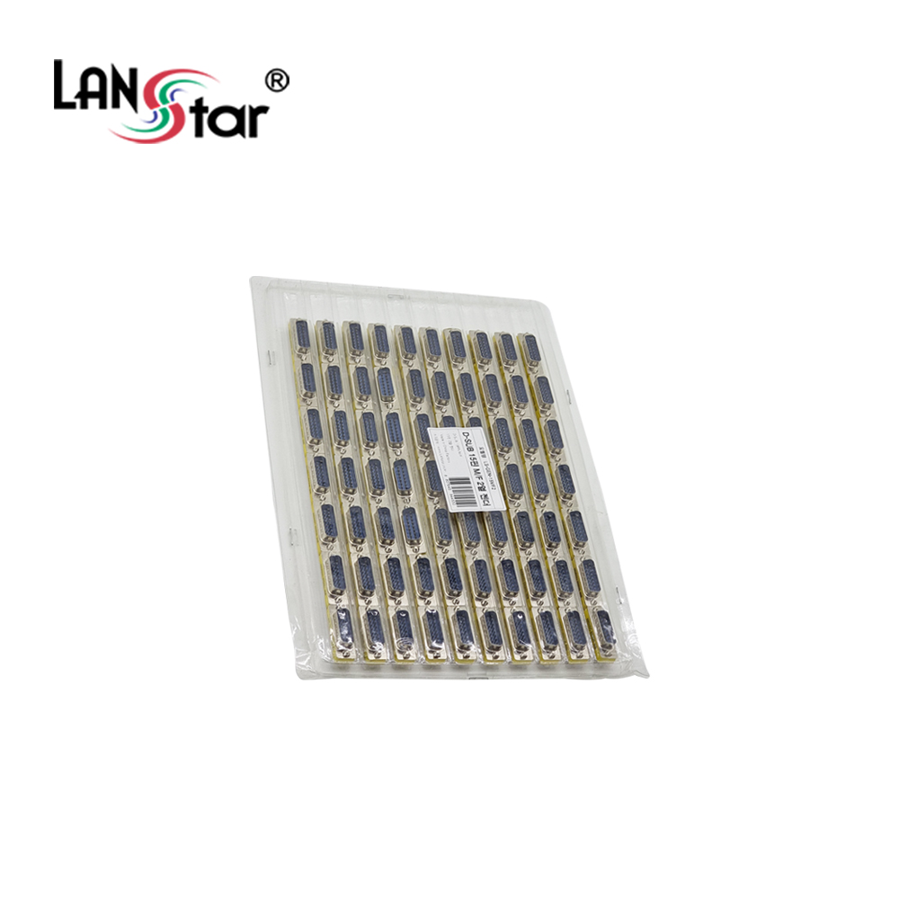 [LANstar] D-SUB 15핀 M/F 2열 젠더 [30661]