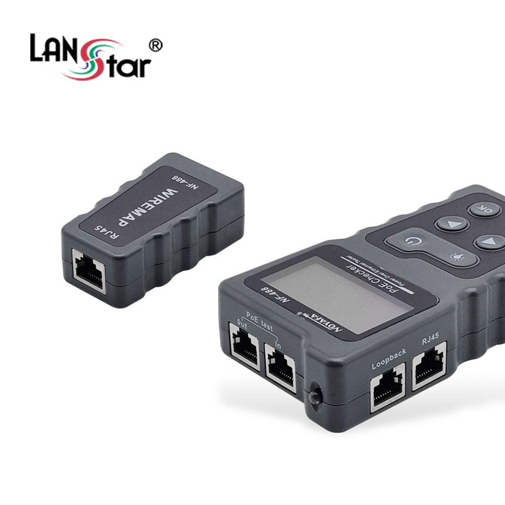 [LANstar] POE / DC power / RJ45 테스터기 [30660]