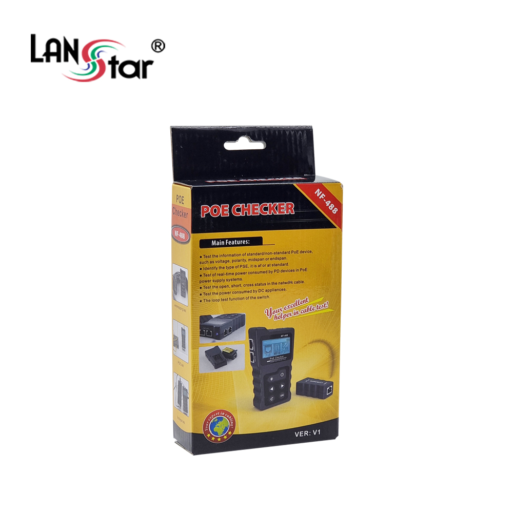 [LANstar] POE / DC power / RJ45 테스터기 [30660]