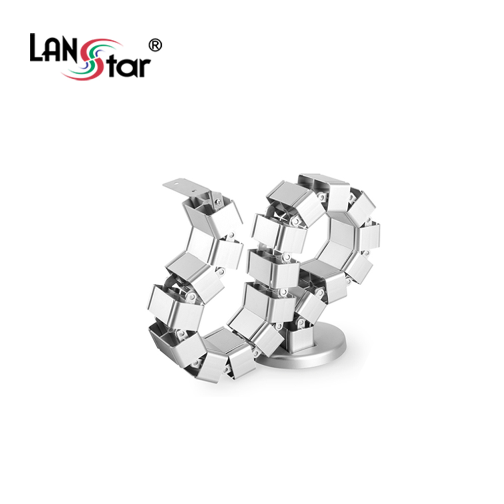 [LANstar] 언더 데스크 케이블 정리기 실버 [30604]