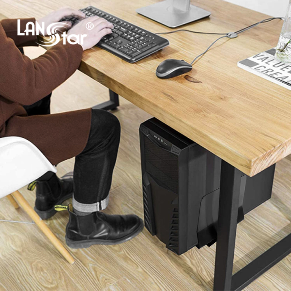 [LANstar] 데스크탑 컴퓨터 공중부양 거치대 화이트 [30602]