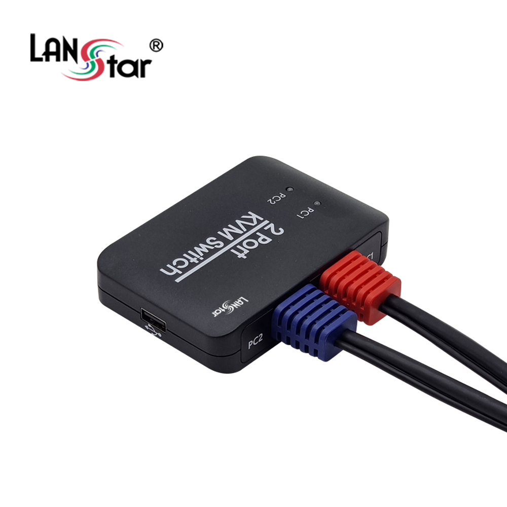 [LANstar] HDMI 2포트 KVM 스위치 [30650]