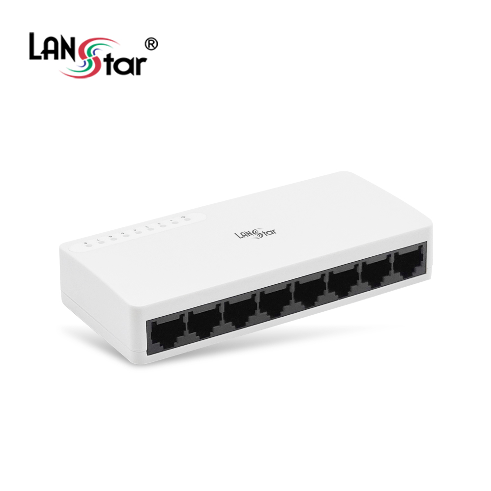 [LANstar] 8포트 스위칭허브 100Mbps [30675]