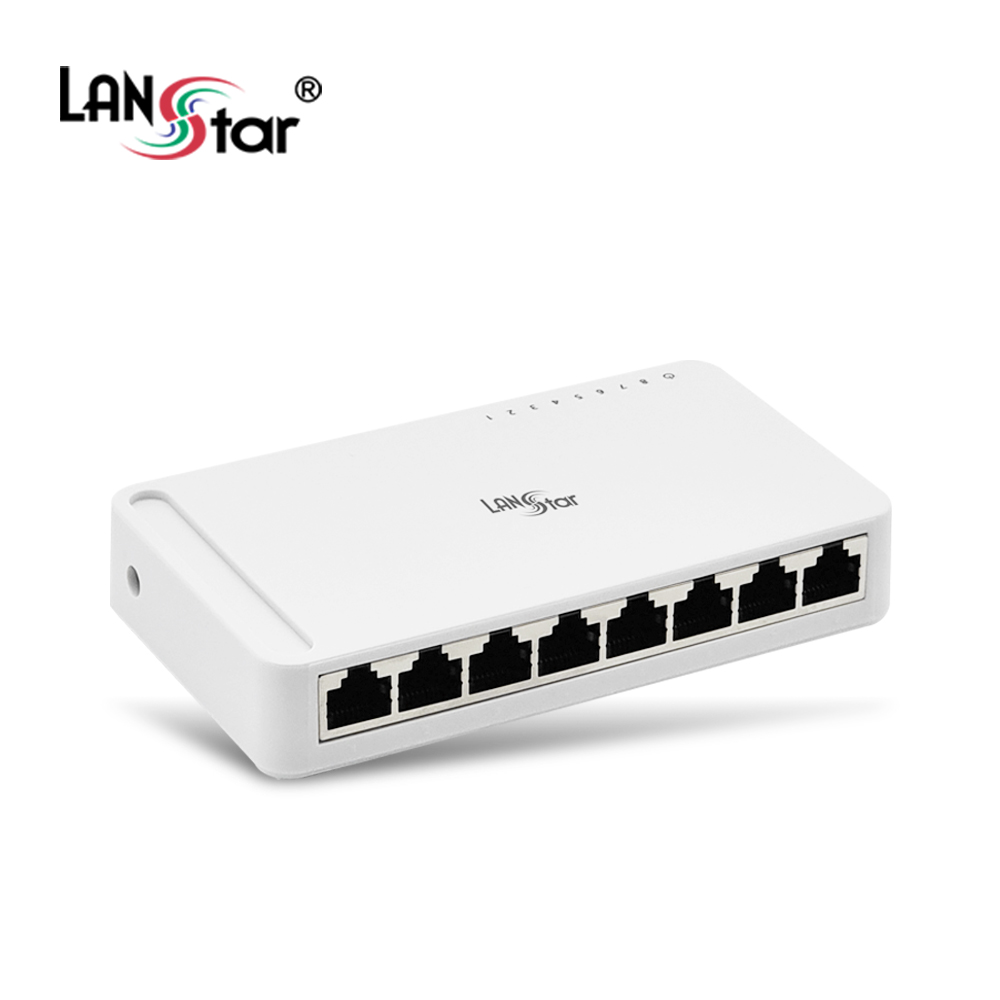[LANstar] 8포트 기가비트 스위칭허브 1,000Mbps [30677]