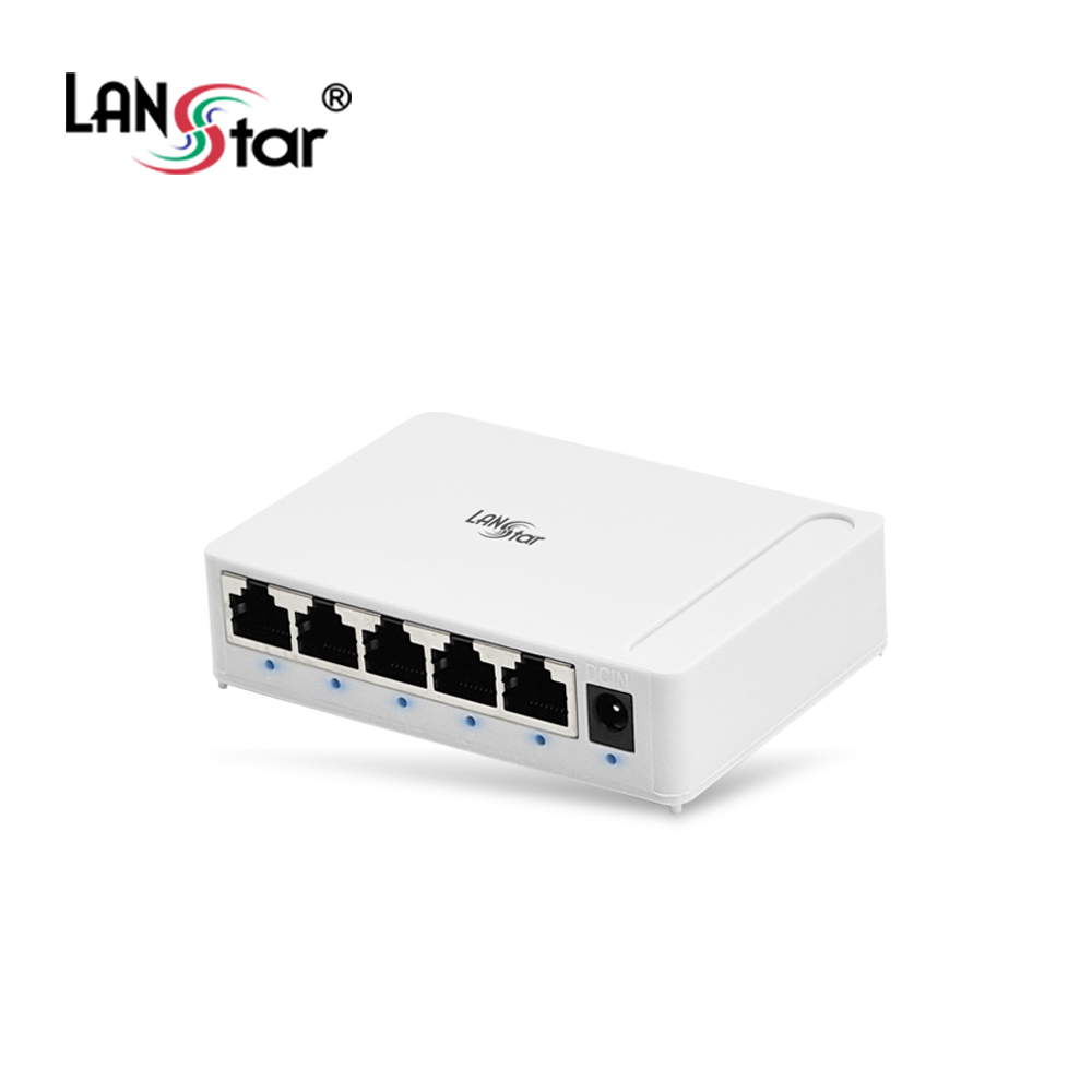 [LANstar] 5포트 기가비트 스위칭허브 1,000Mbps [30676]