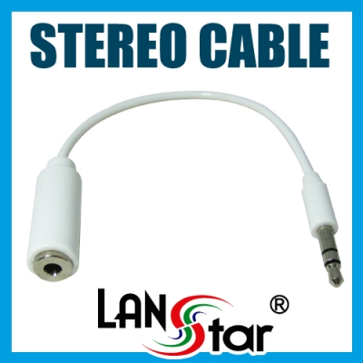 최고급 3.5 스테레오 연장 케이블 - 0.15m