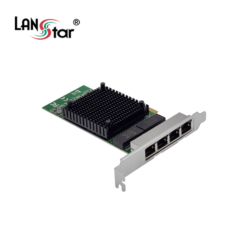 [LANstar] 인텔 4port PCIe 기가 랜 카드, Intel JL82571GB [30714]