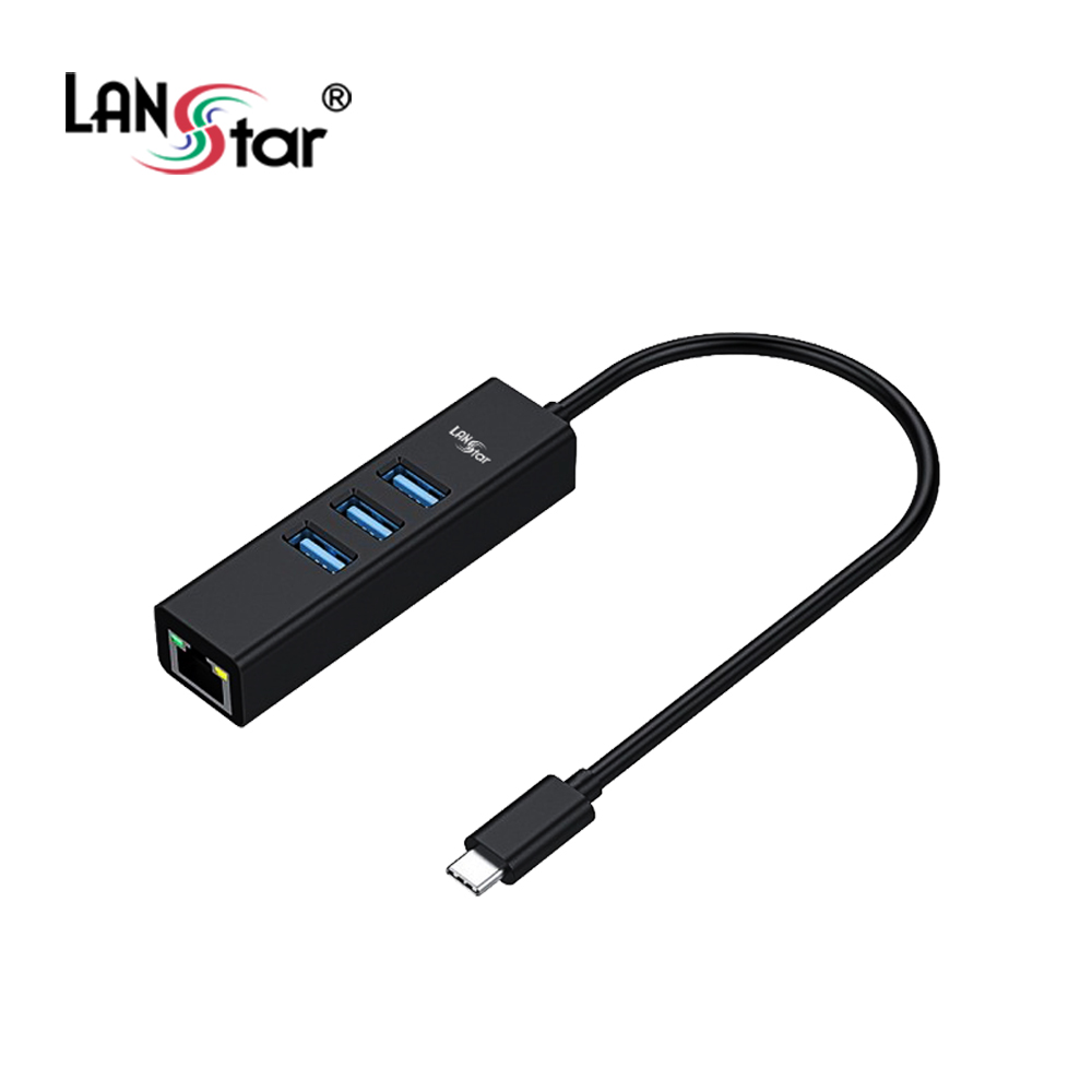 [LANstar] USB 3.0 Type C 기가랜카드 허브 [30681]