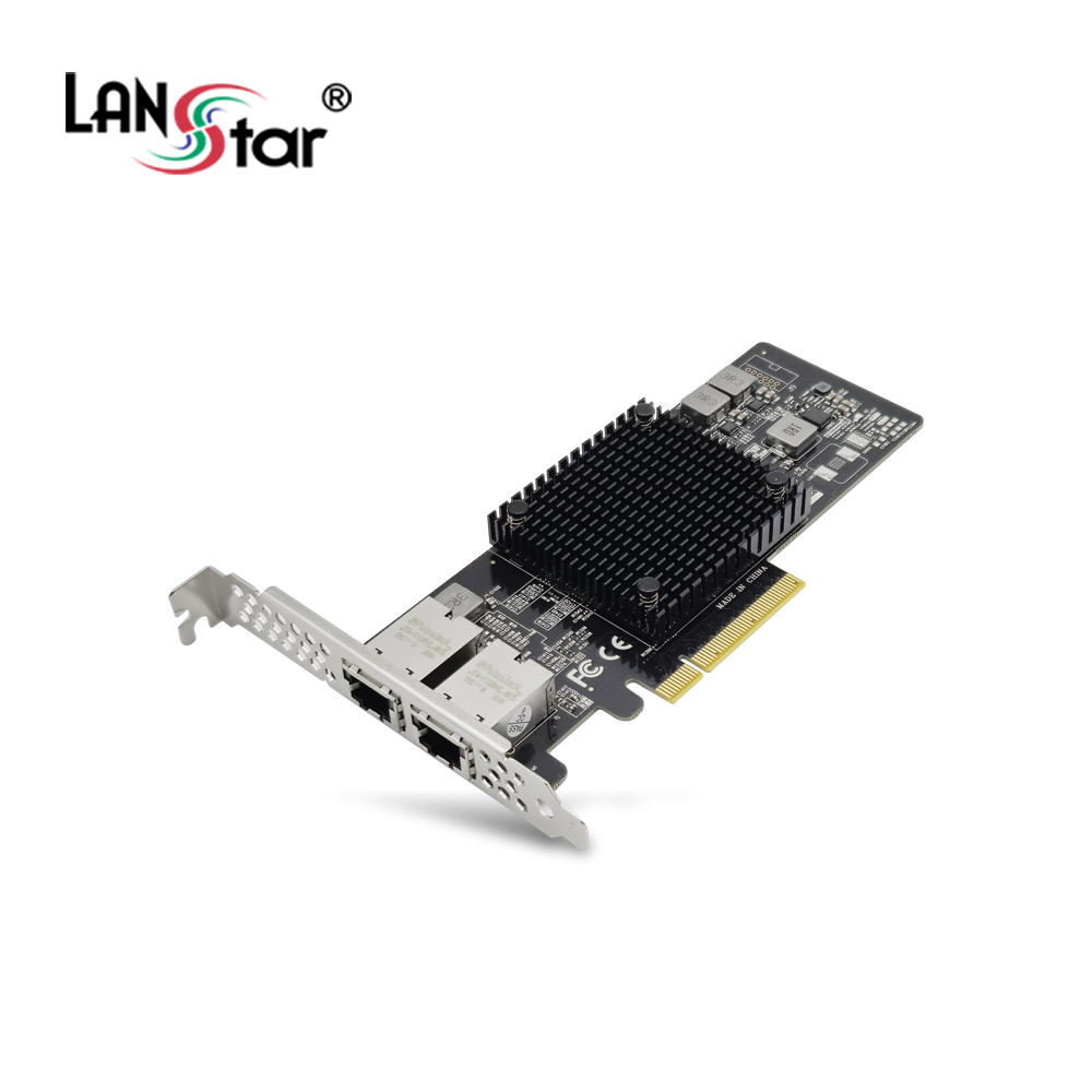 [LANstar] PCIe 인텔 X550-T2 듀얼포트 RJ45 랜카드 [30726]