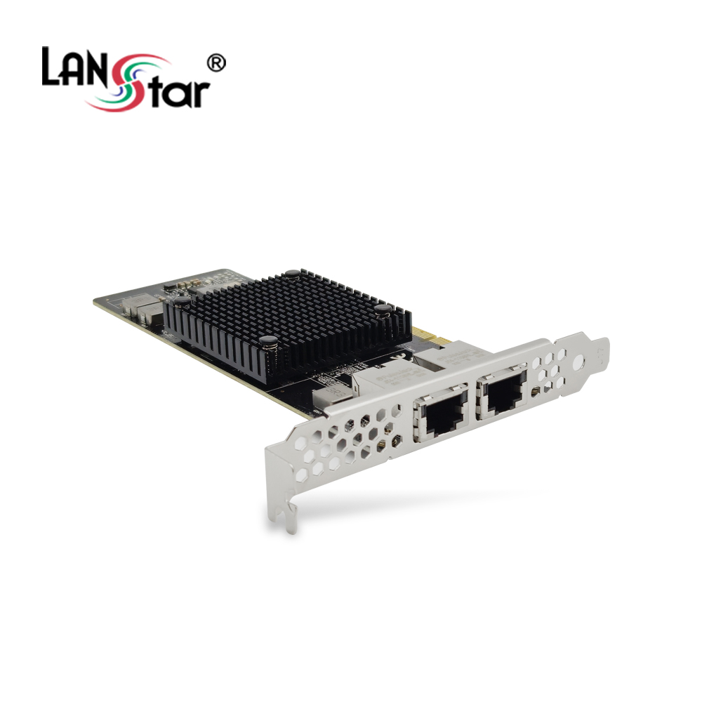 [LANstar] PCIe 인텔 X550-T2 듀얼포트 RJ45 랜카드 [30726]