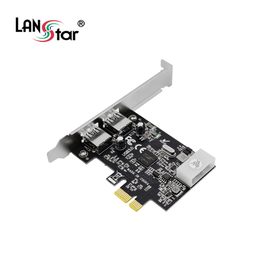 [LANstar] USB3.0 2포트 PCI-Express 카드 [30729]