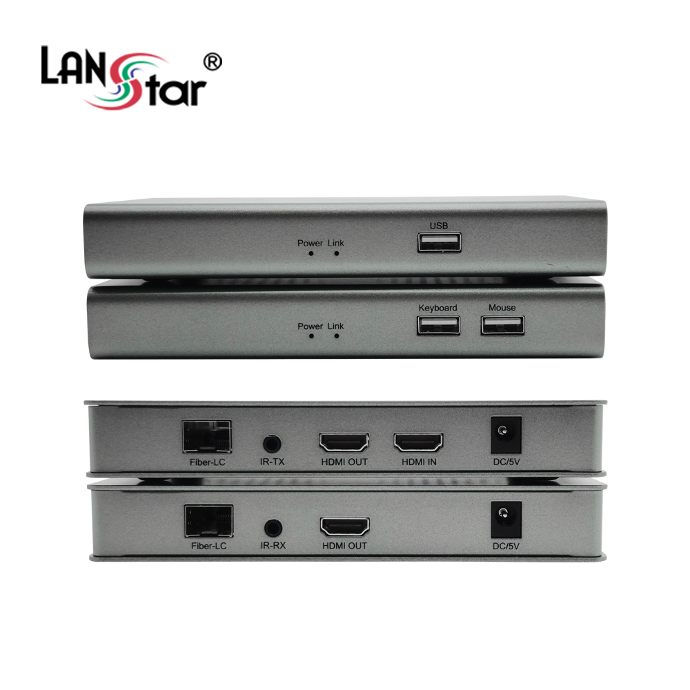 [LANstar] HDMI 광 거리연장기 20km지원 [30724] (9개)