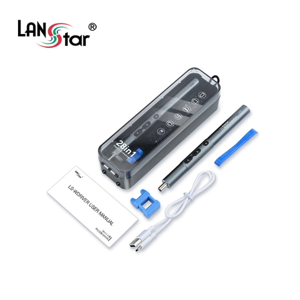 [LANstar] 소형 무선 전동 정밀 드라이버 [30733] (50개)