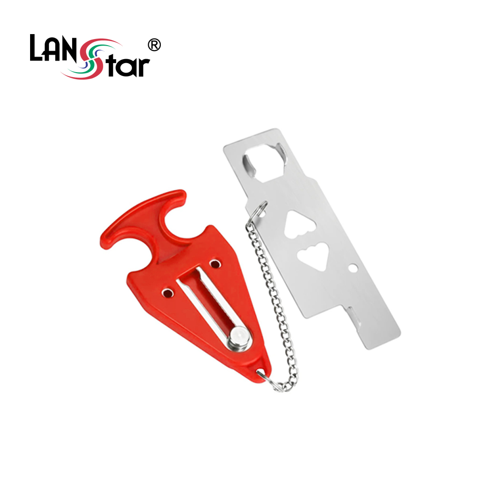 휴대용 도어락 현관문 호텔문 방문 잠금장치 [100개]