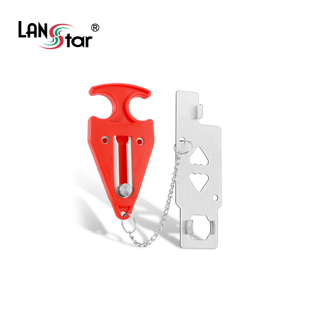 휴대용 도어락 현관문 호텔문 방문 잠금장치 [100개]