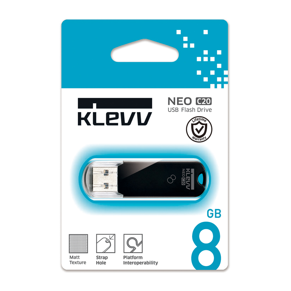 에센코어 Klevv Neo C20 USB2.0 USB메모리스틱 8GB