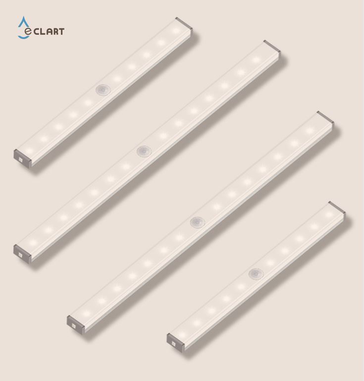 LED 센서등 USB 충전식 전구색 500mm 현관 장롱 베란다 창고 계단등 EC-L50Y