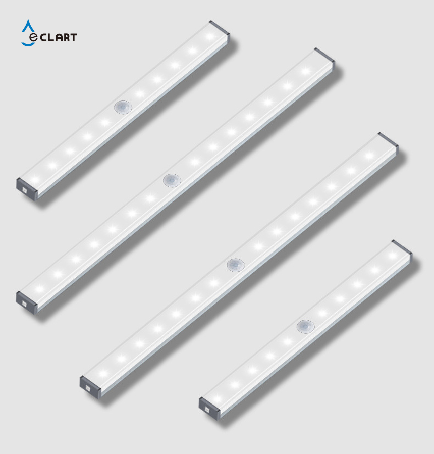 LED 센서등 USB 충전식 주광색 500mm 현관 장롱 베란다 창고 계단등 EC-L50W