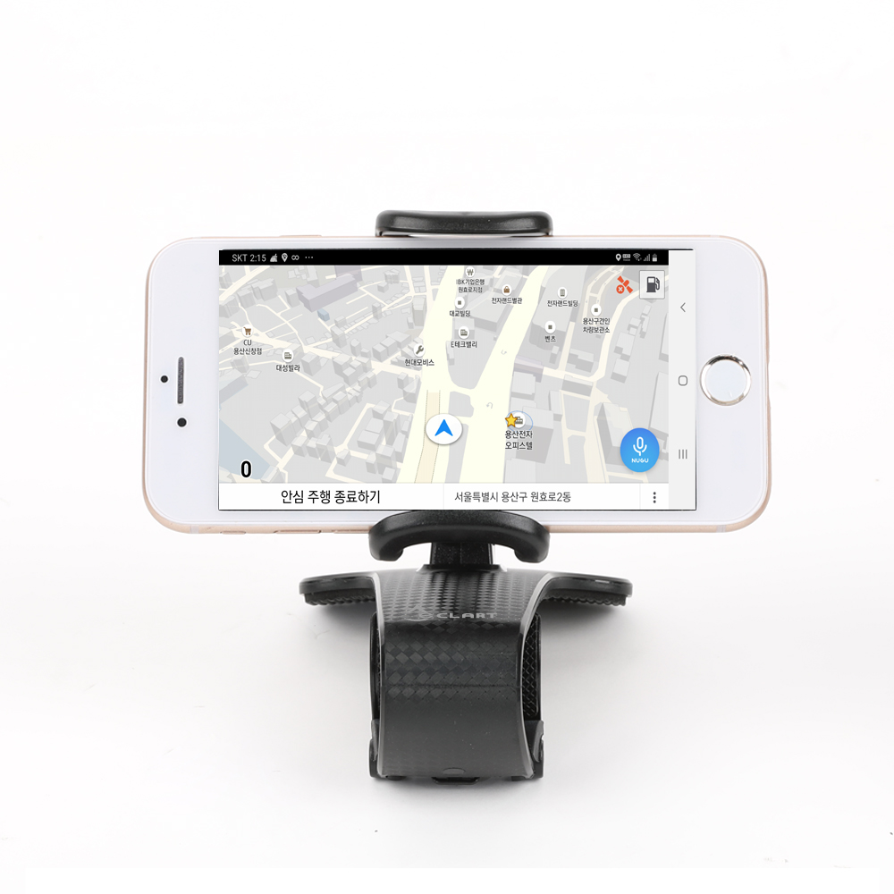 차량용 휴대폰거치대 클립형 계기판 상단거치 주차전화번호 EC-MG4