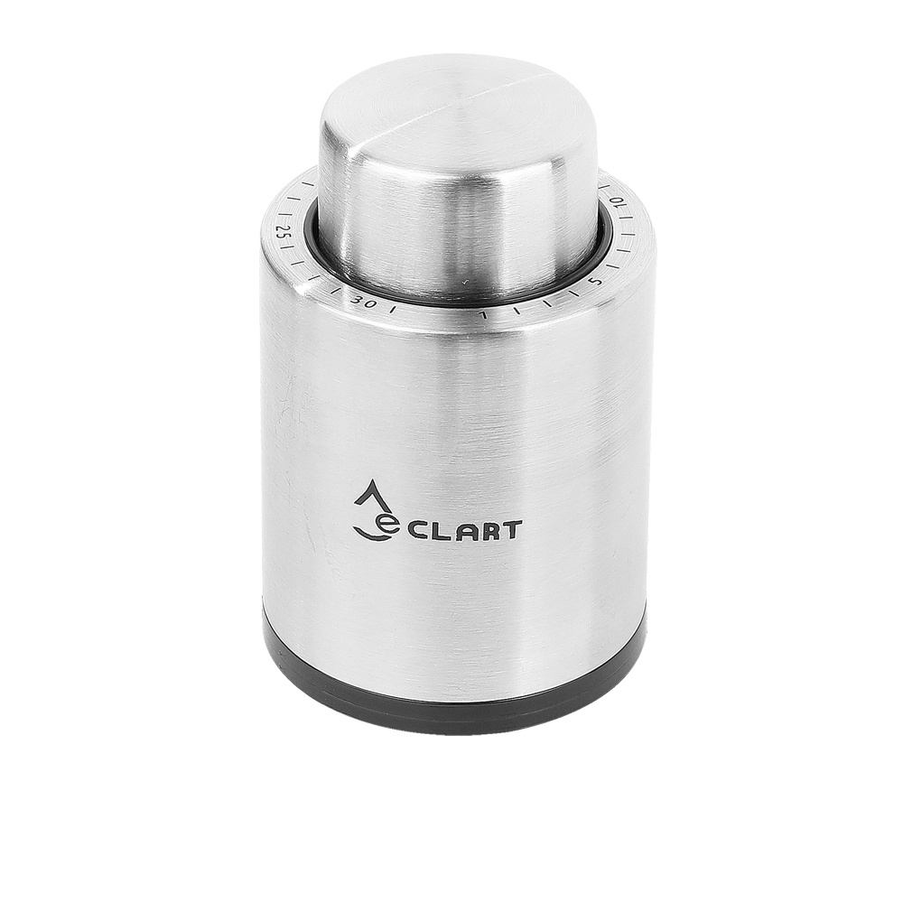 스테인레스 와인 스토퍼 진공 밀폐 날짜표시 다이얼 SILVER EC-W1