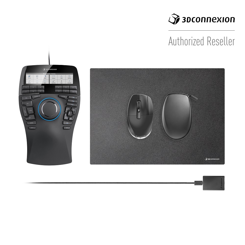 설계용마우스 캐드마우스 CAD 그래픽 전문가용 세트 SpaceMouse Enterprise Kit 2