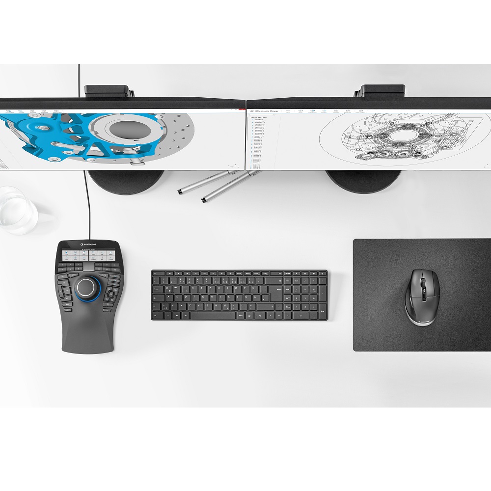 설계용마우스 캐드마우스 CAD 그래픽 전문가용 세트 SpaceMouse Enterprise Kit 2