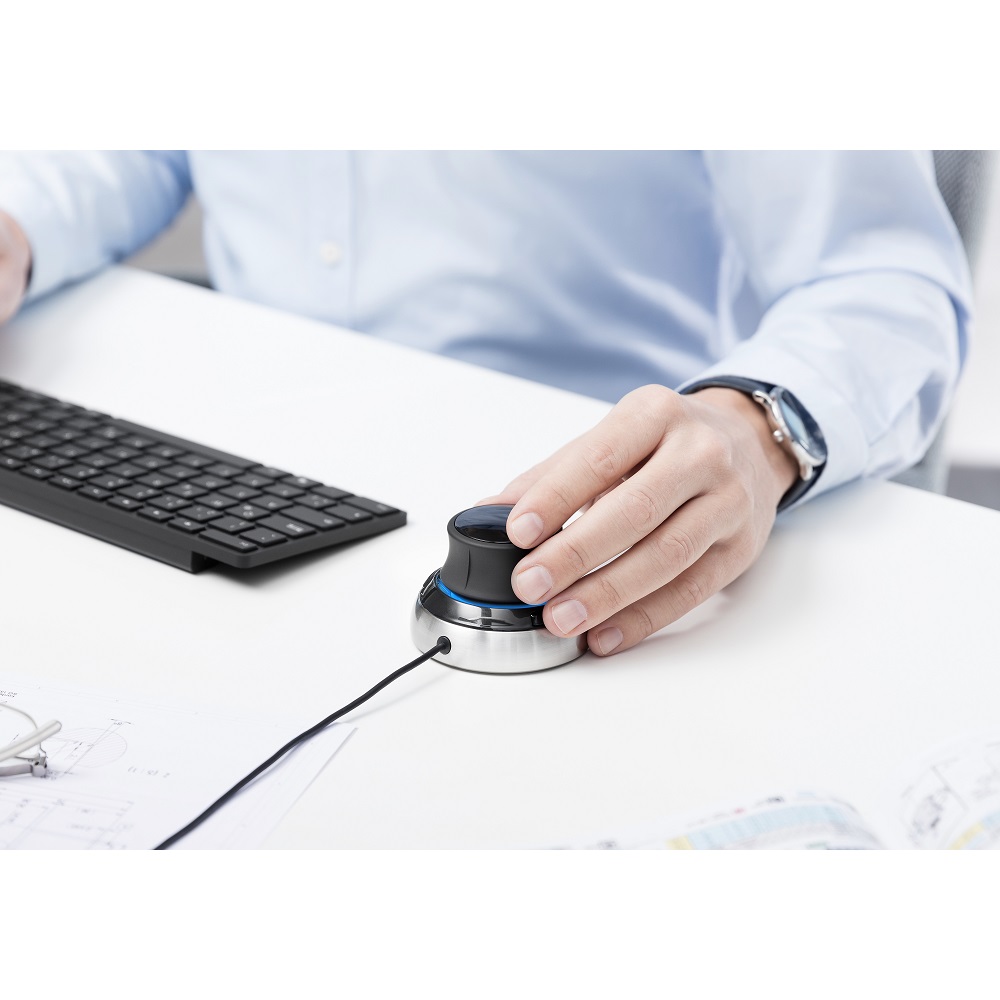 설계용마우스 캐드마우스 CAD 그래픽 탐색용 3DX SpaceMouse Compact