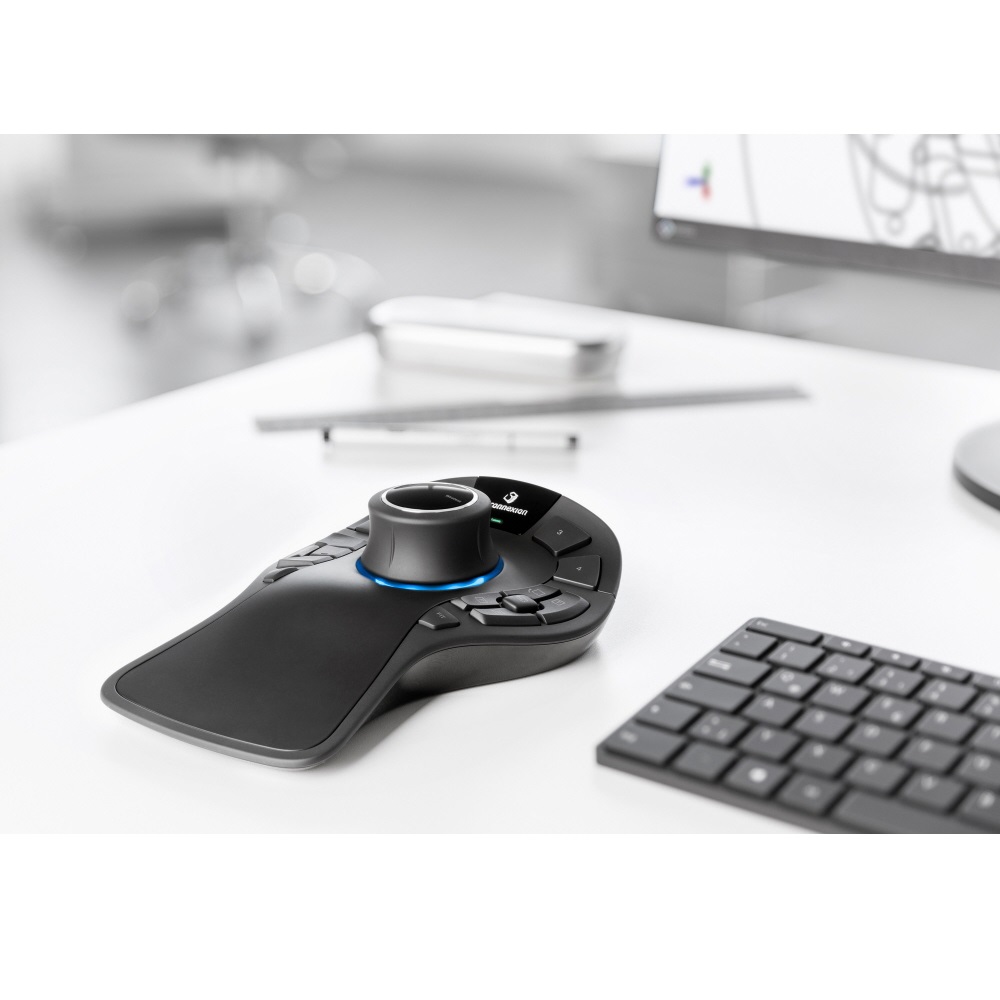 설계용마우스 캐드마우스 무선 CAD 그래픽 전문가용 3DX SpaceMouse Pro Wireless