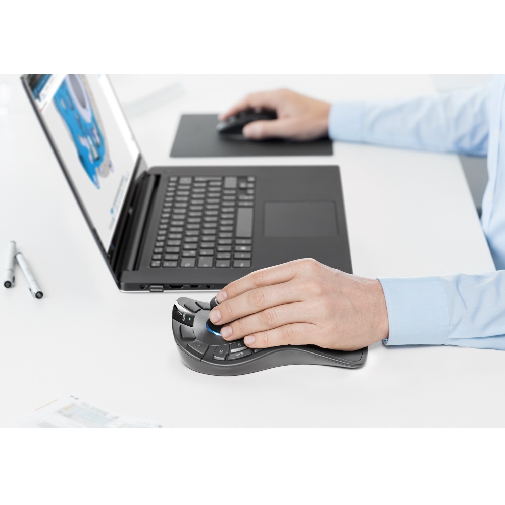 설계용마우스 캐드마우스 무선 CAD 그래픽 전문가용 3DX SpaceMouse Pro Wireless