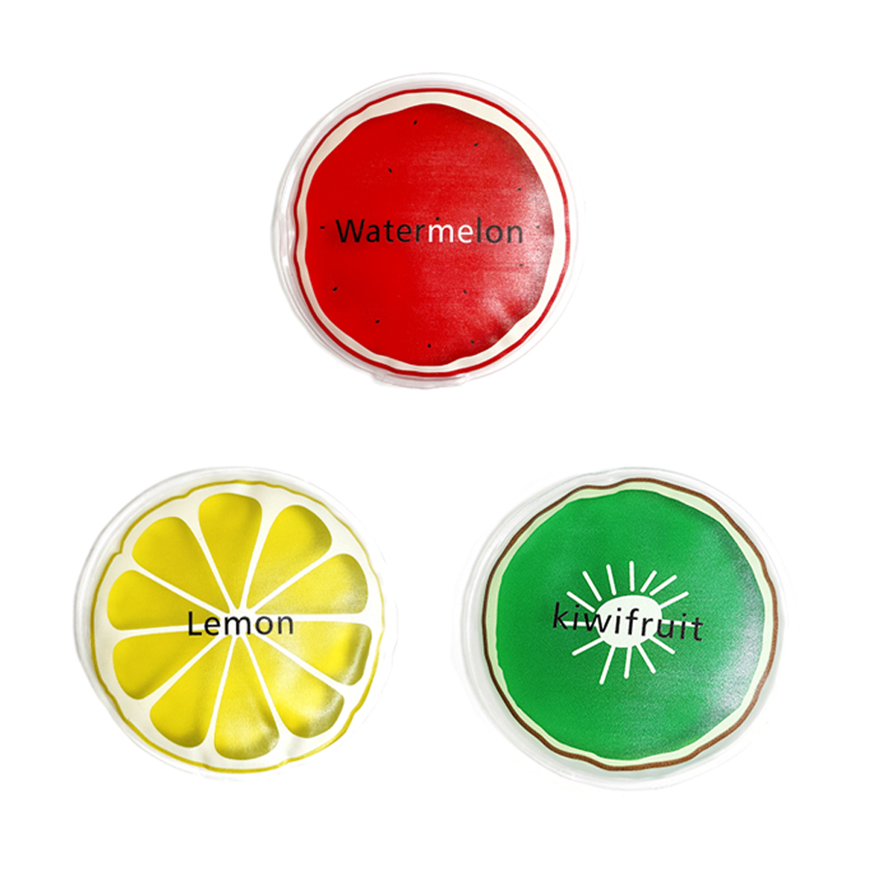 아이스 쿨링 과일 냉찜질 팩 부은눈 마사지 레몬 키위 수박 랜덤 발송